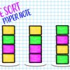 Game xếp hình - CUBE SORT PAPER NOTE