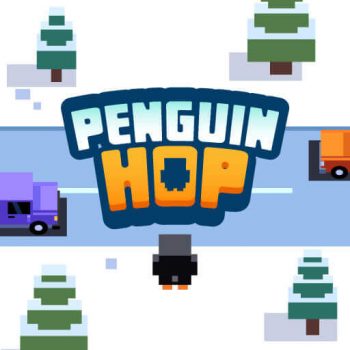Game qua đường cùng chú chim cánh cụt - PENGUIN HOP