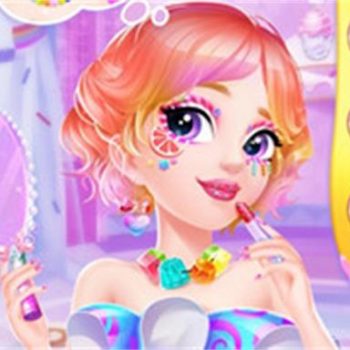 Game trang điểm - Princess-Candy-Makeup-Game