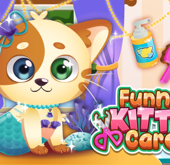 Game làm đẹp cho thú cưng - FUNNY KITTY CARE