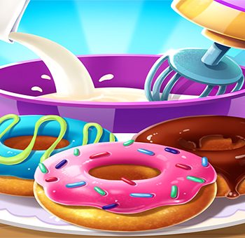 Game làm bánh Donut - SWEET DONUT MAKER BAKERY