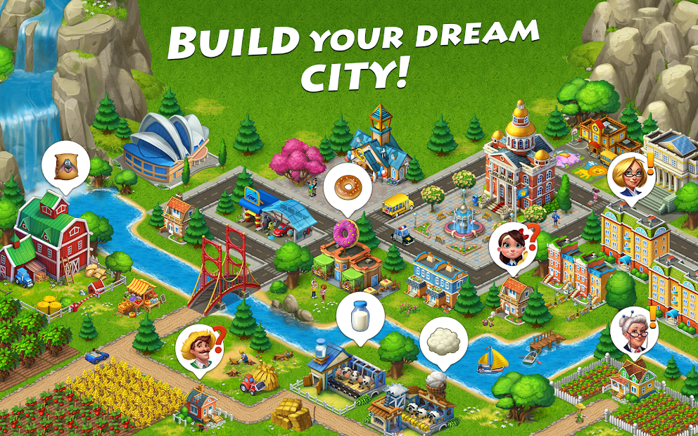 Township - game mobile xây dựng thành phố vui nhộn